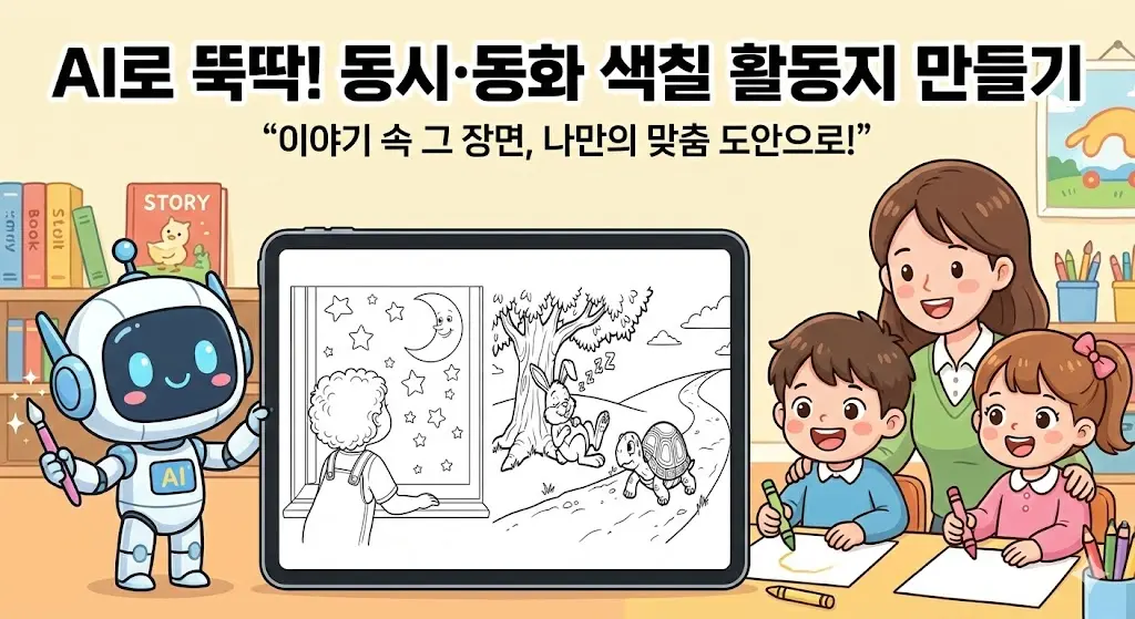 AI활용 동시 동화 삽화 제작