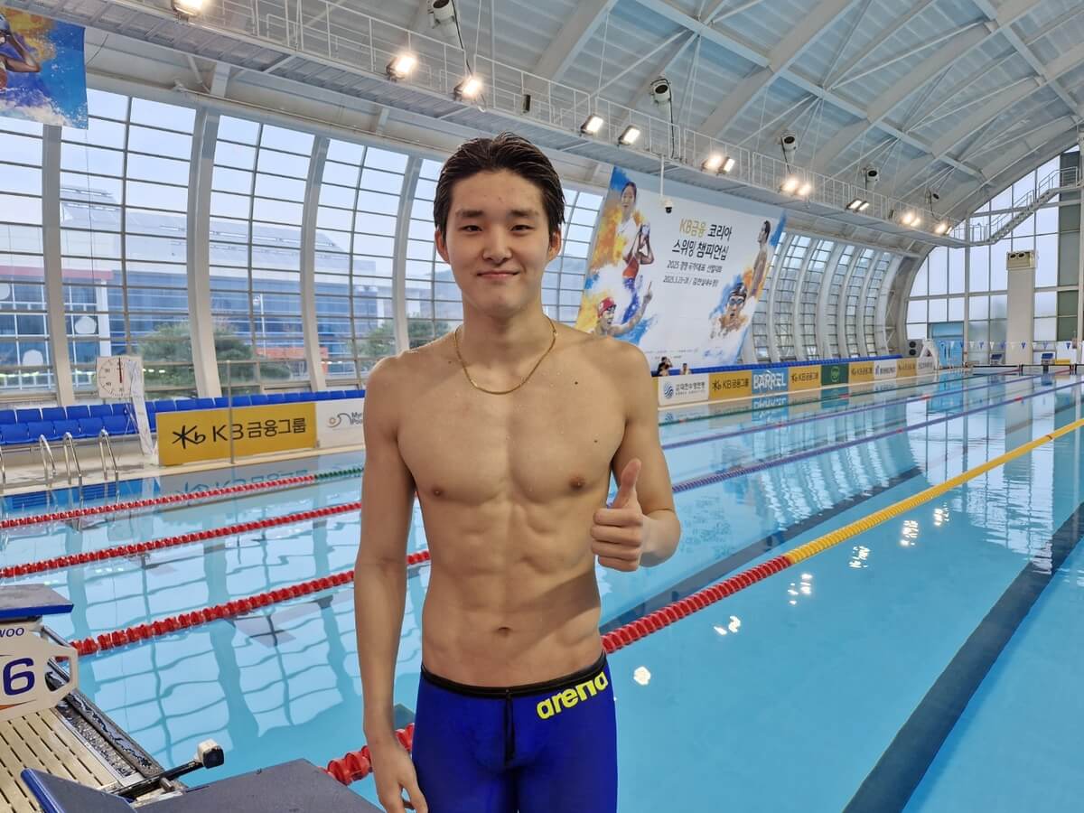 김우민, 자유형 1,500m 국가대표 선발전 우승…디펜딩 챔피언의 귀환