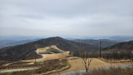 골프장 경험담 경주 루나엑스cc 6홀 단위 코스, 노캐디 + 자동 카트, 자연 경관,