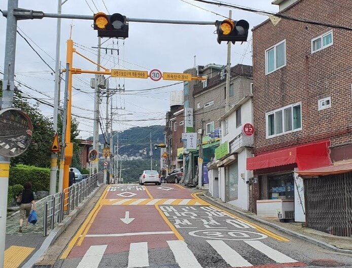 2차선 양방향 단속 카메라