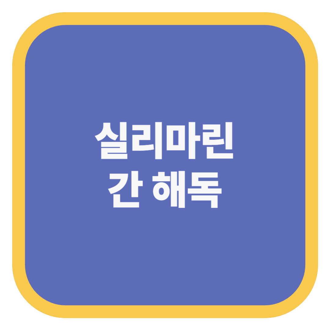 실리마린 간 해독