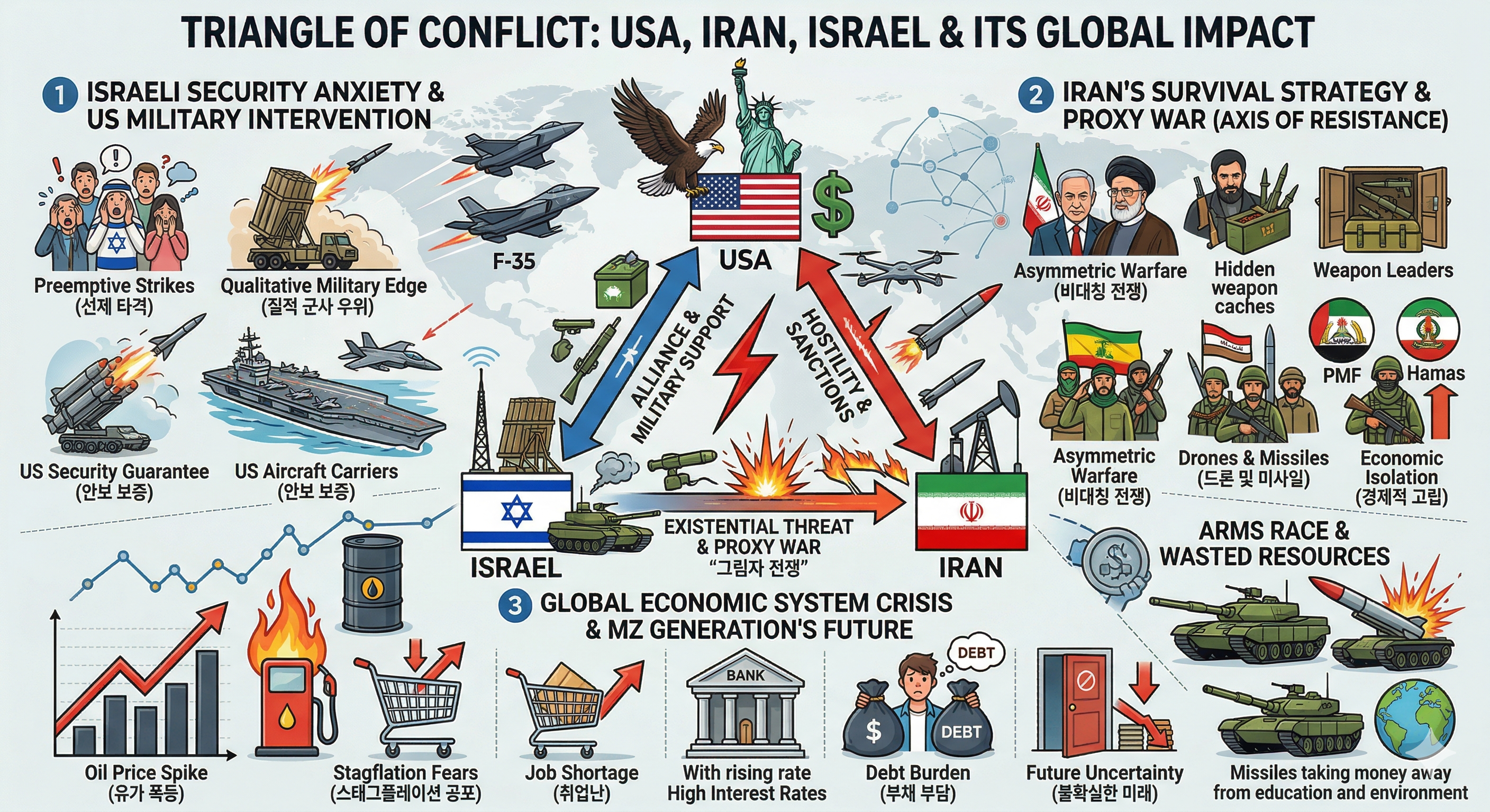 미국과 이란 전쟁 그리고 이스라엘의 삼각관계