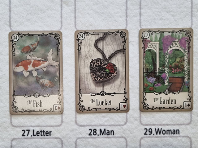 드림타로21 &ndash; 언더로즈 레노먼드3장 리딩 / Dreamtarot21 &ndash; Under the Roses Lenormand