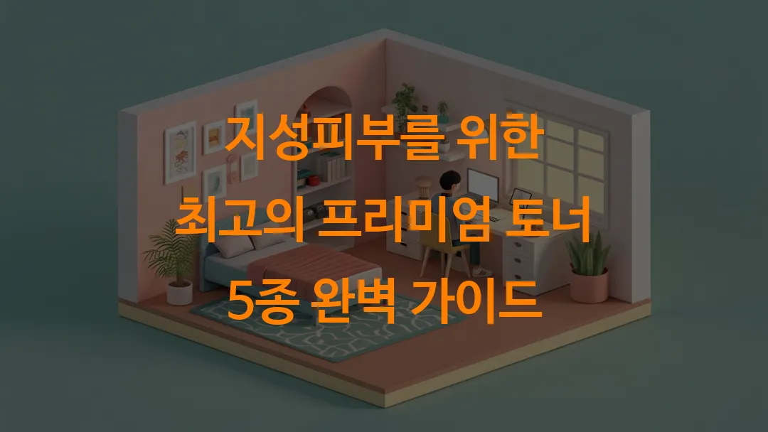 지성피부를 위한 최고의 프리미엄 토너 5종 완벽 가이드