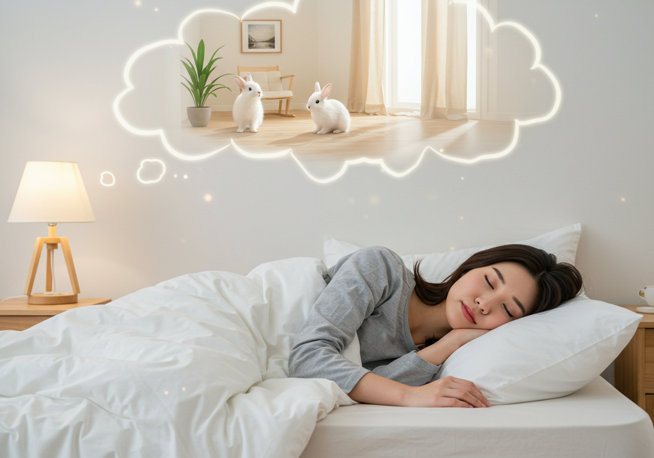 토끼와의 다양한 상호작용 꿈 - 잡기부터 기르기까지