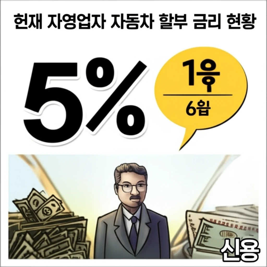 자영업자 자동차 할부 금리 비교 및 ..