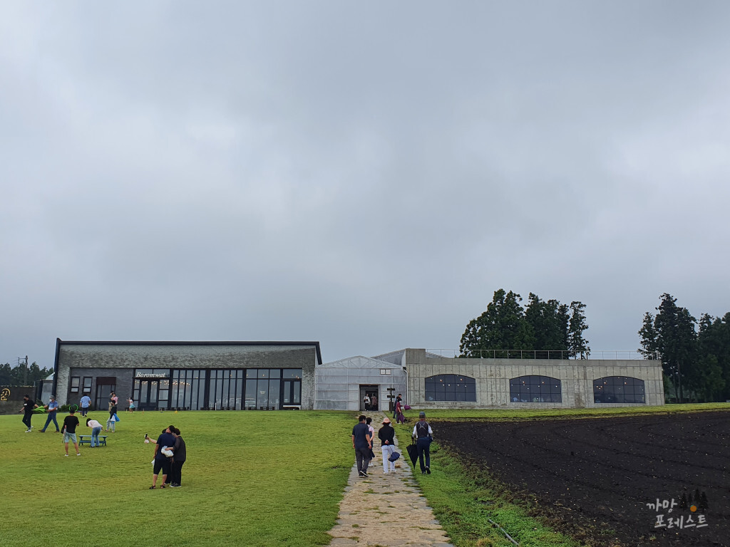 표선 보롬왓 카페 전경