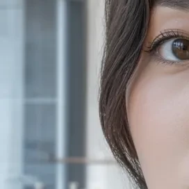 쌍꺼풀 수술 이미지 - 쌍꺼풀 수술을 받은 사람