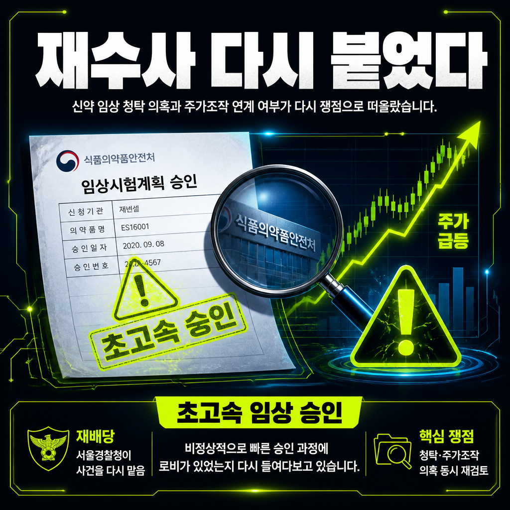 재수사 다시 붙었다