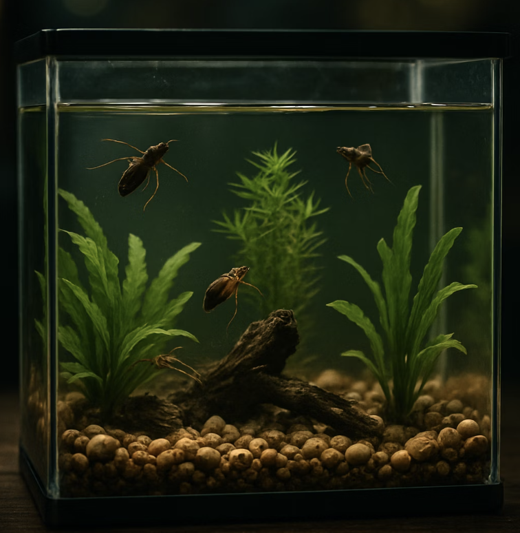 자연을 옮겨온 작은 연못, 사육 환경 꾸미기