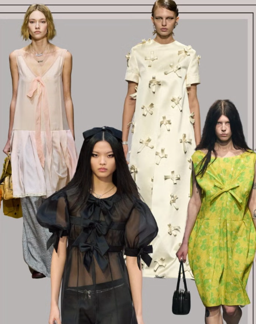 리본 블라우스 사진