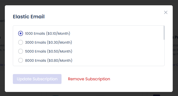 클라우드웨이즈 Elastic Email 애드온