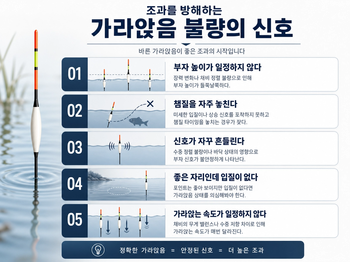 조과를 방해하는 불량 신호