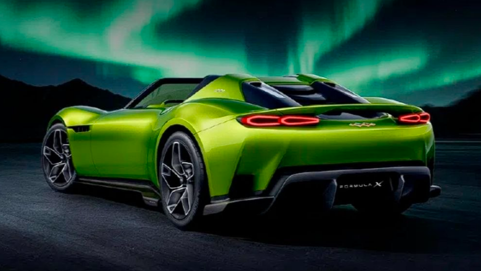 포뮬러 X 후측면 디자인