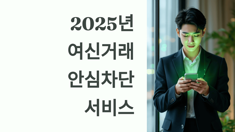 2025년 여신거래 안심차단 서비스: 명의 도용 방지와 금융 사기 막는 법