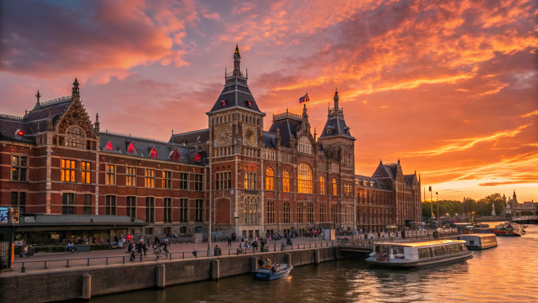 암스테르담 중앙역 관련 사진