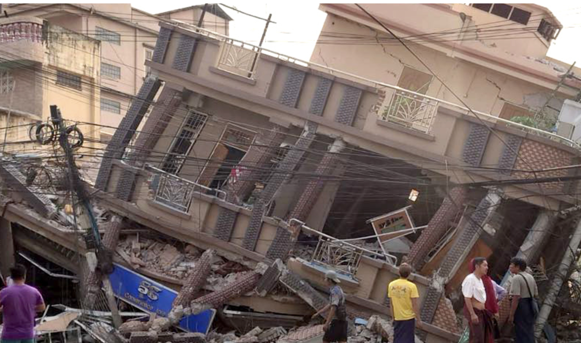 미얀마 지진 위치 피해 및 방콕 건물 붕괴 영상 - 국가비상사태