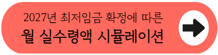 2027년 내 월급은 얼마? 내년 최저임금 10,700원 확정 소식 총정리! (예상 실수령액, 계산법)