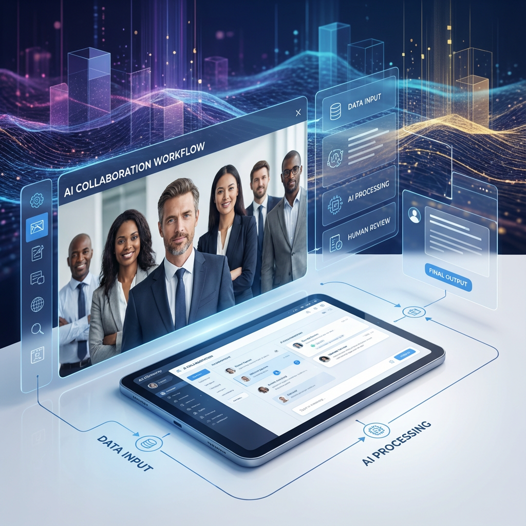 나노바나나 편집과 미드저니 생성 역할을 대비한 AI 콜라보 구조 이미지