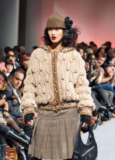 데일리룩 니트 패션 예시 사진