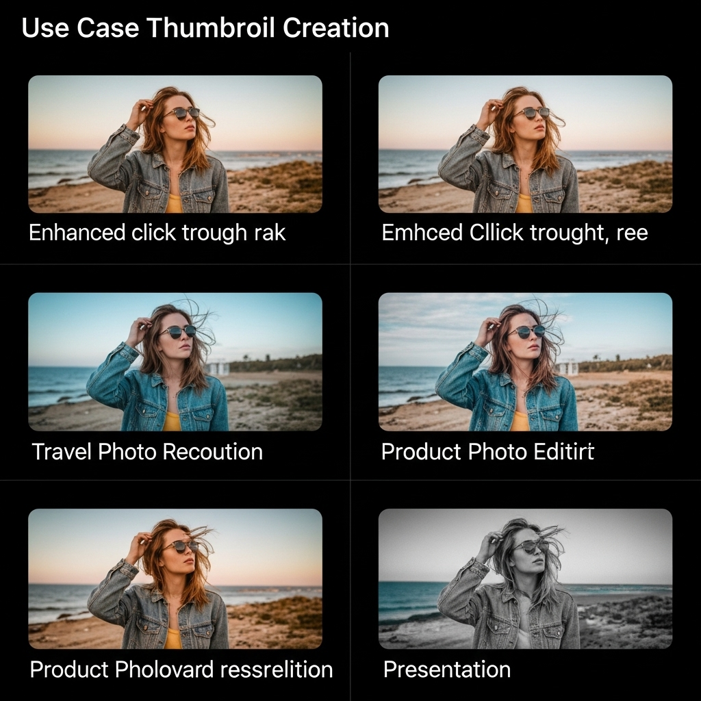 SNS 콘텐츠 제작, 프레젠테이션 이미지 구성, 여행 사진 편집 등 다양한 상황에서 활용이 가능