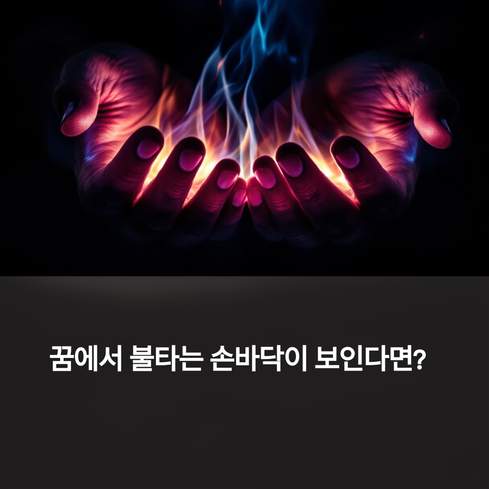 불타는 손바닥을 보는 꿈