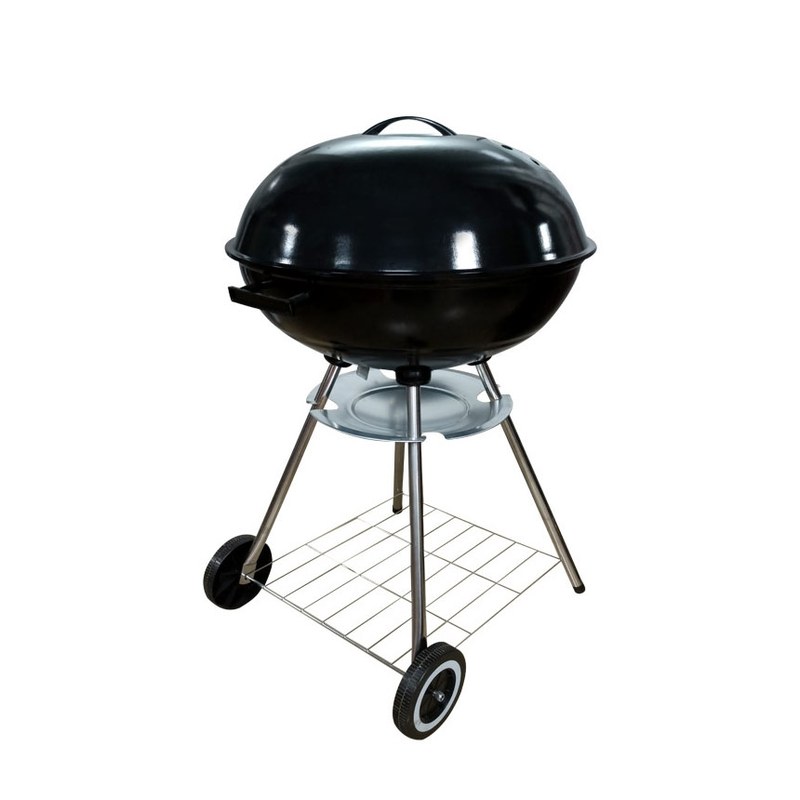 난지캠핑장 셀프BBQ존에서 고기 굽는 모습
