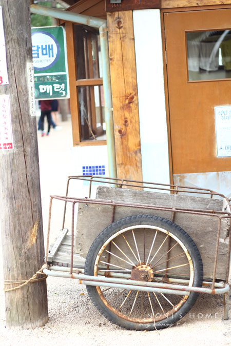 옛날 시골 리어카의 모습