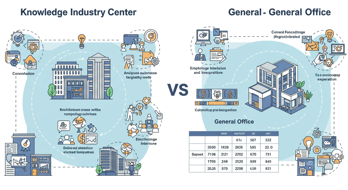 지식산업센터 vs 일반 오피스