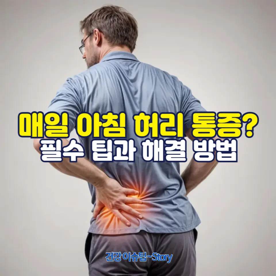 허리 건강을 위한 아침 루틴