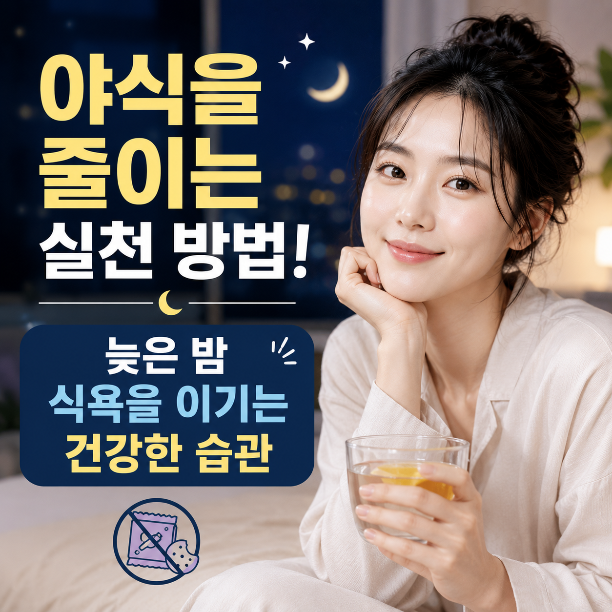 야식을 줄이는 실천 방법