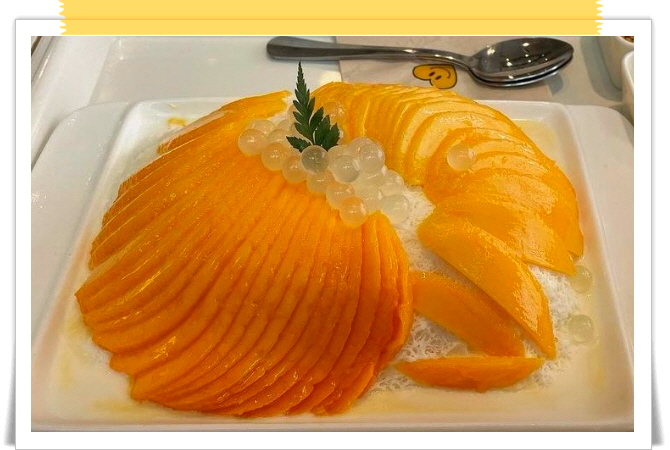 핸썸가이즈 분당 실타래빙수 애플망고빙수 메뉴