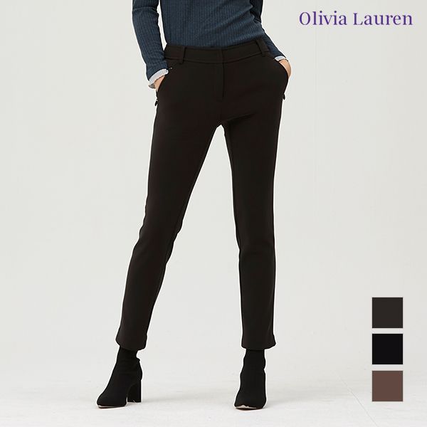 올리비아로렌 기모 스키니 팬츠 VOBDLUWA121