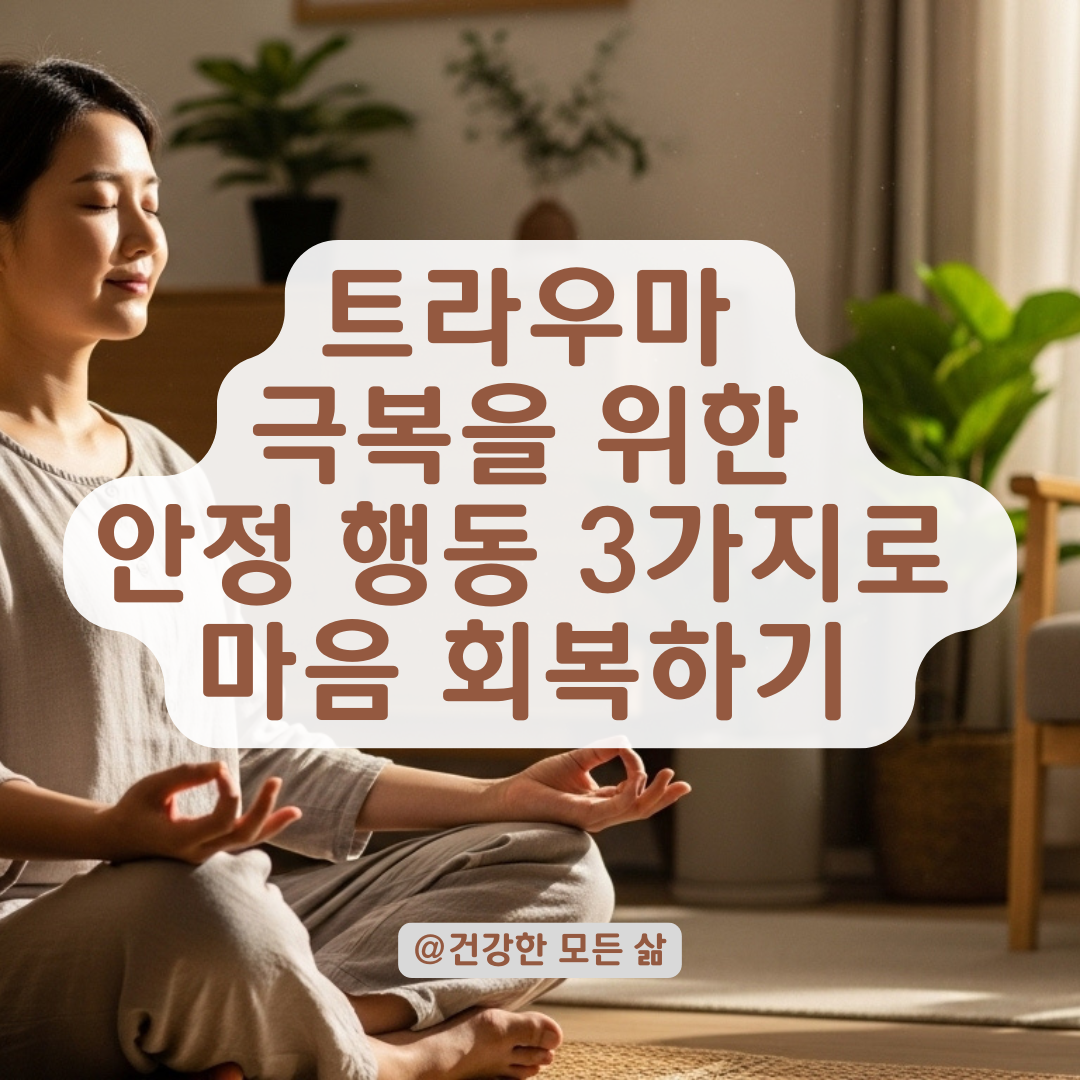 교통사고 목격 후 멈추지 않는 불안, 트라우마 극복을 위해 지금 당장 해야 할 3가지 안정 행동.