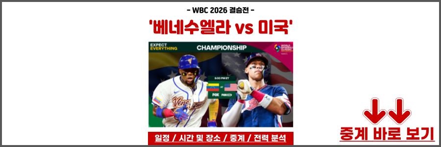 베네수엘라 WBC 결승