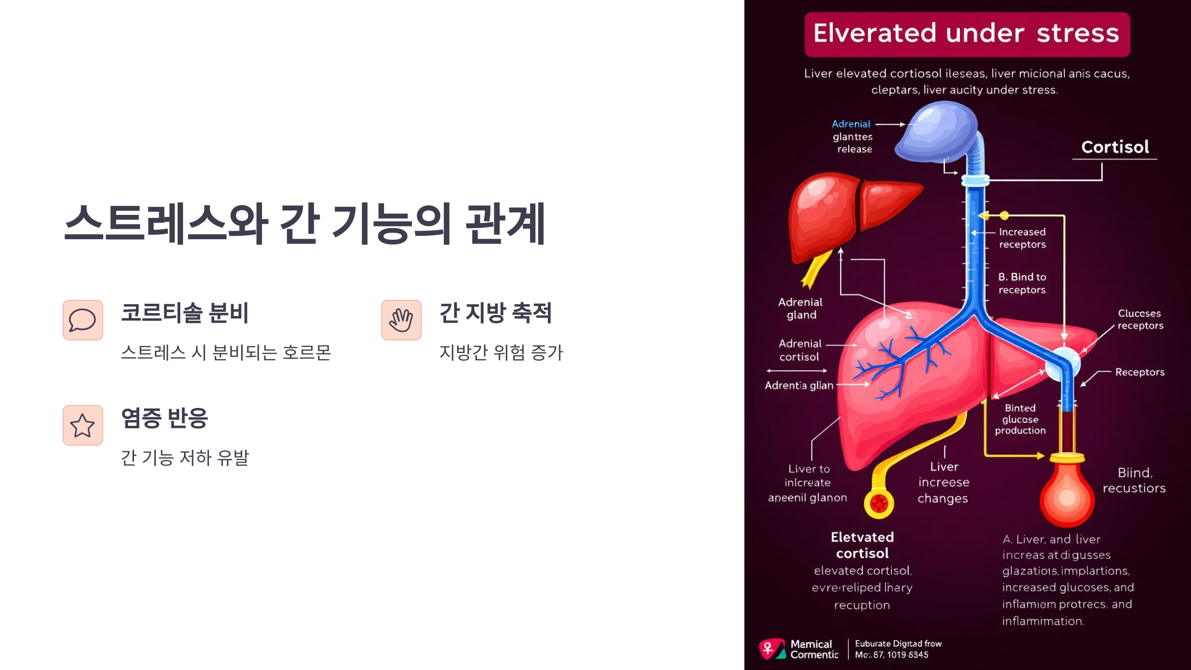 스트레스와 간 기능의 관계
