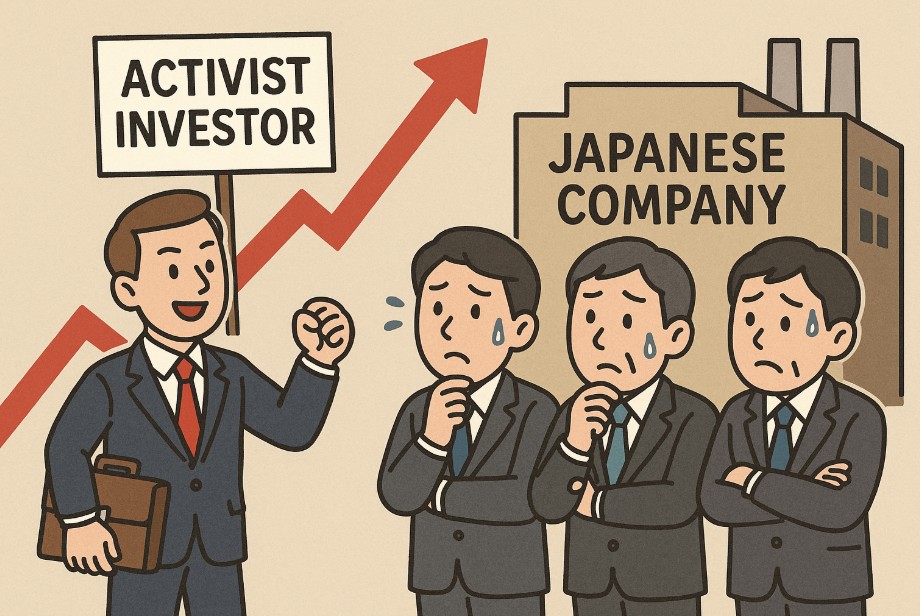 행동주의 투자 확대, 일본 기업의 반응 관련 그림