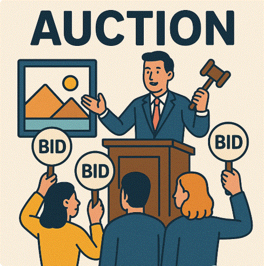 경매 입찰, 낙찰 하는 관련 사진