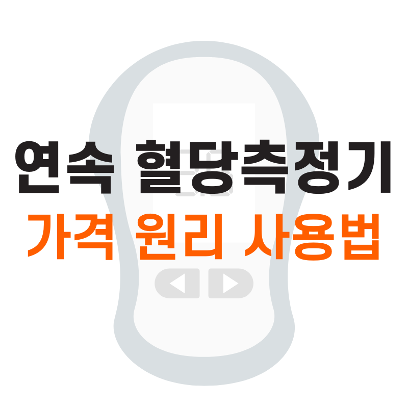 연속 혈당측정기 가격