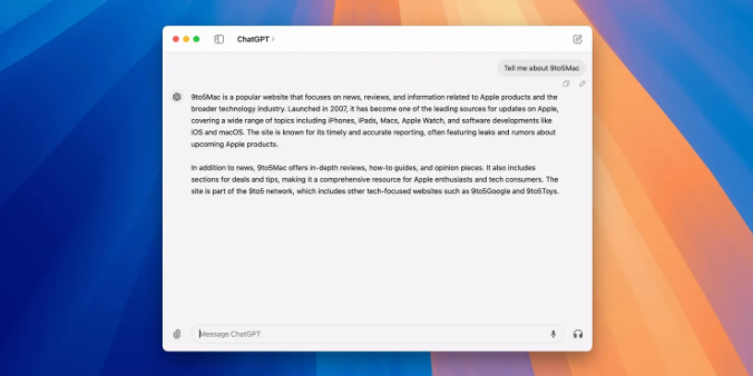 ChatGPT MacOS 앱의 최신 업데이트로 인한 보안 문제와 개인 정보 보호(이미지출처-9to5맥)