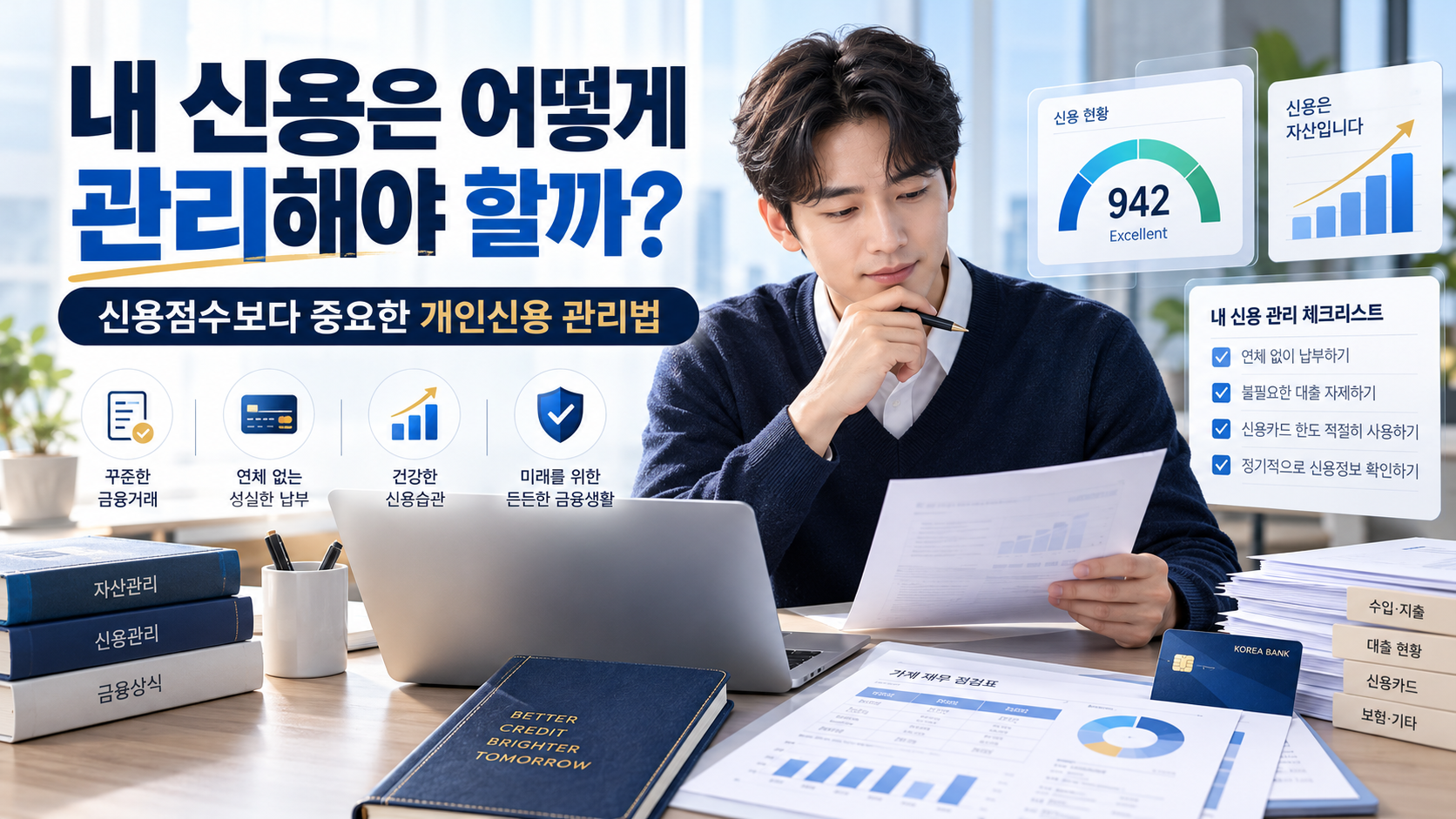 내 신용은 어떻게 관리해야 할까?