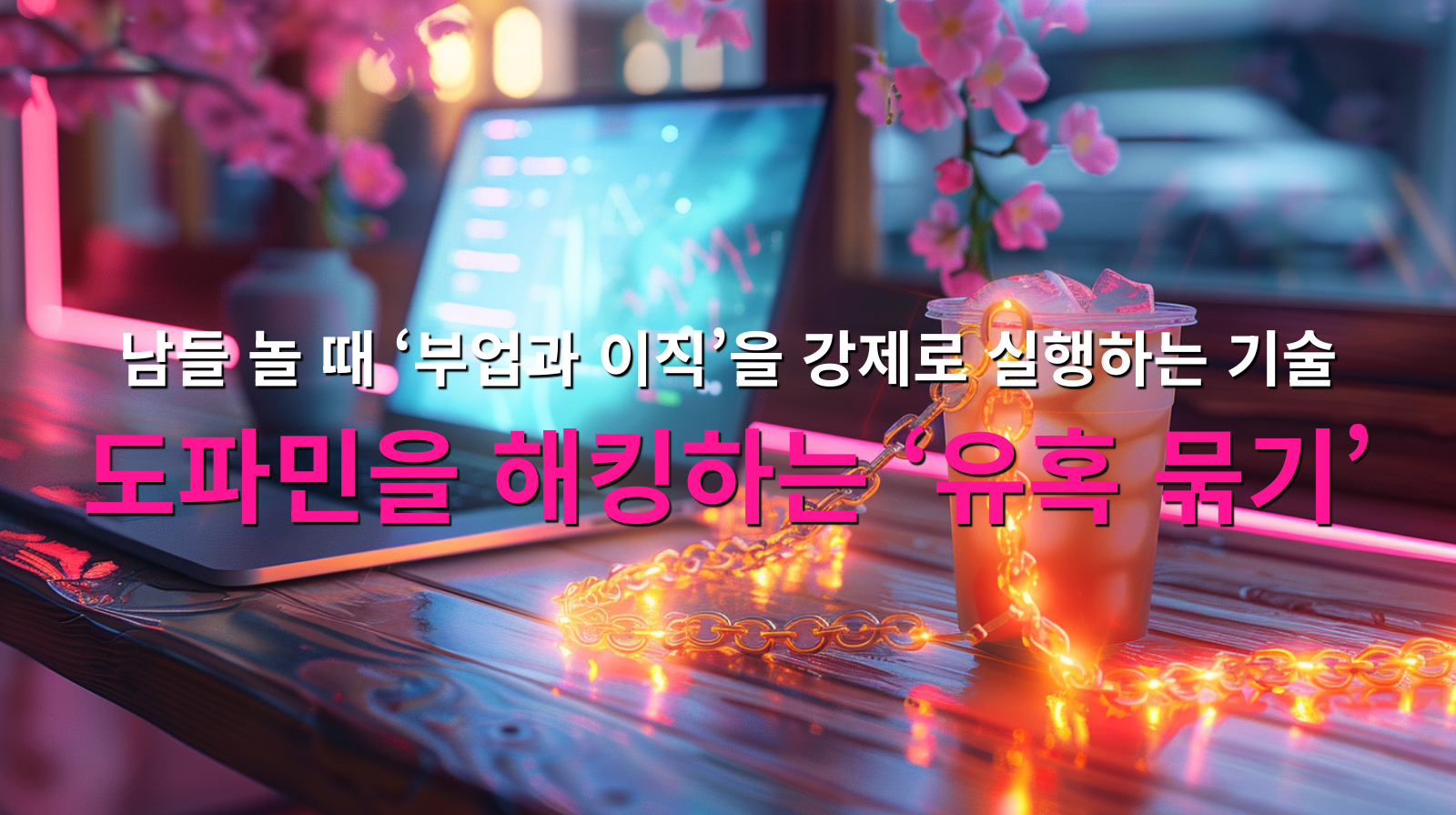 남들 놀 때 '부업과 이직'을 강제로 실행하는 기술 도파민을 해킹하는 '유혹 묶기'