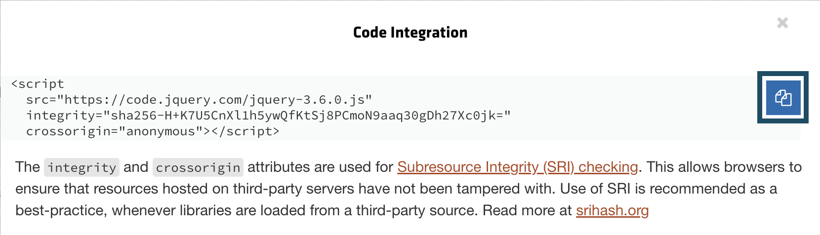 jquery-사용을-위해-필요한-스크립문을-복사할-수-있다.