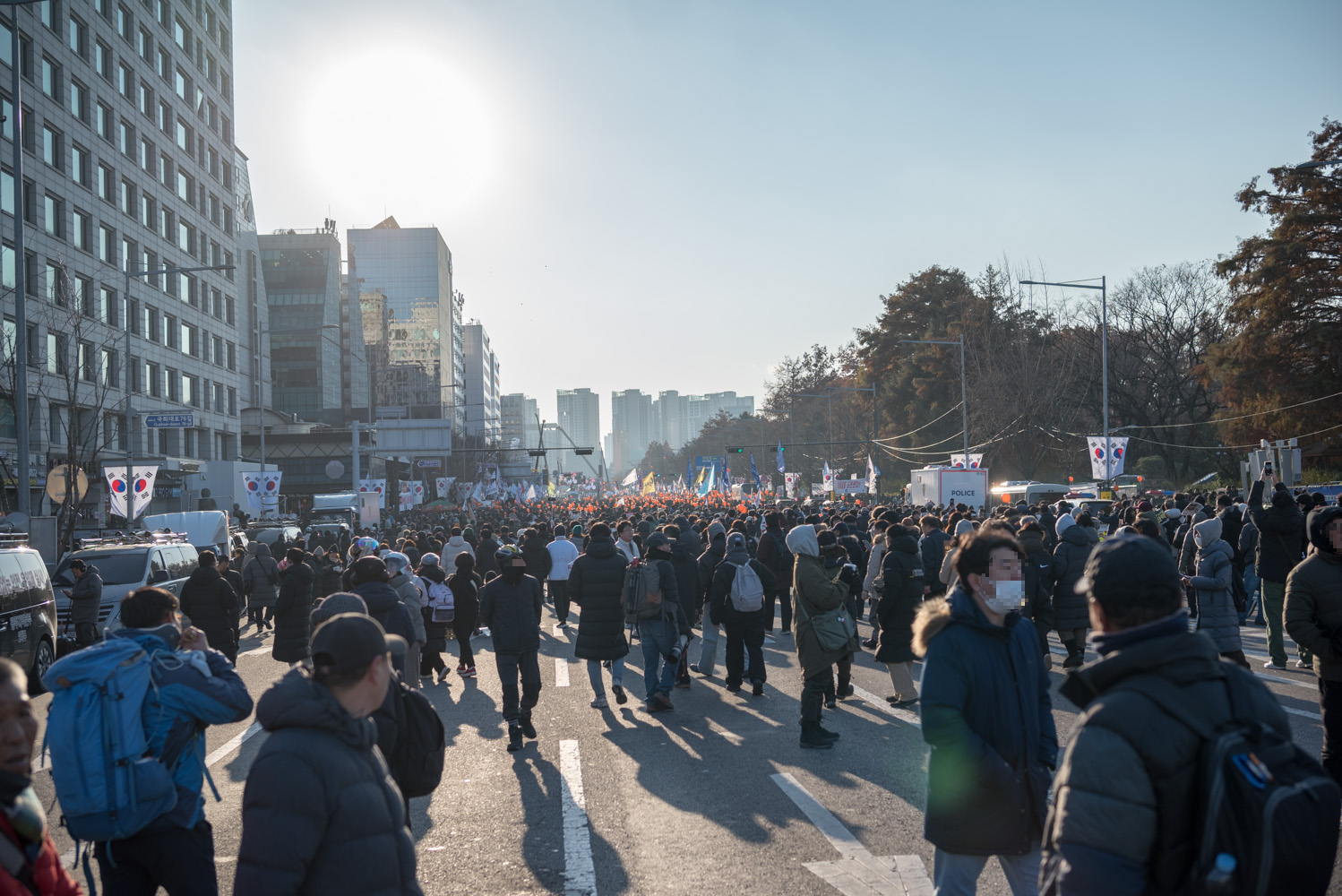 여의도 탄핵 찬성 시위