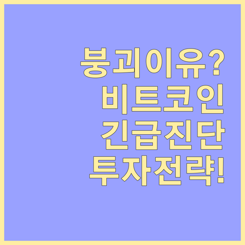긴급 진단 비트코인 85,000선 무..