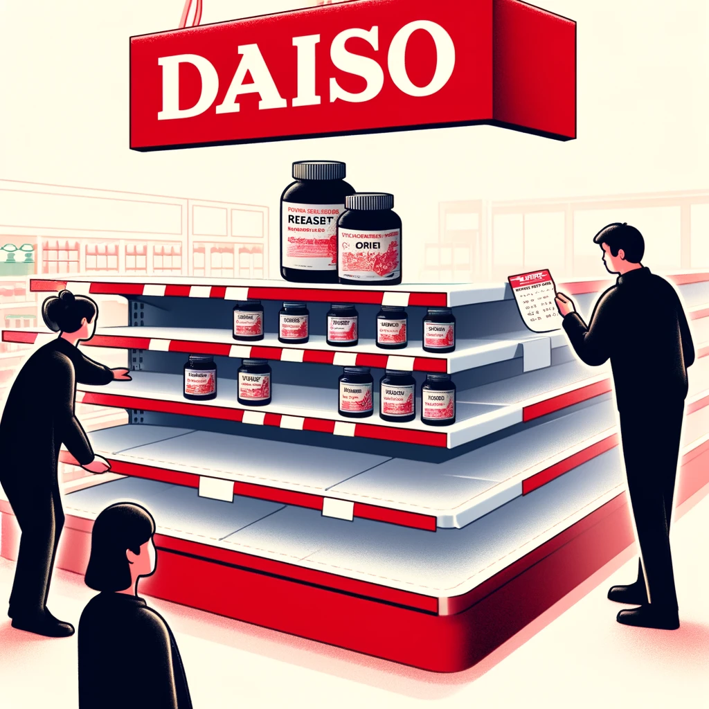 다이소 건기식 철수