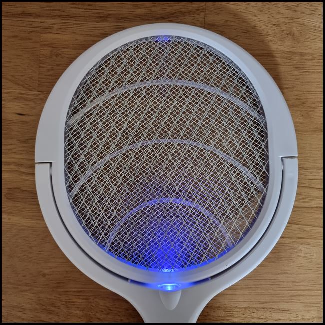 회전식모기채-모기트랩-전자파리채-트랩