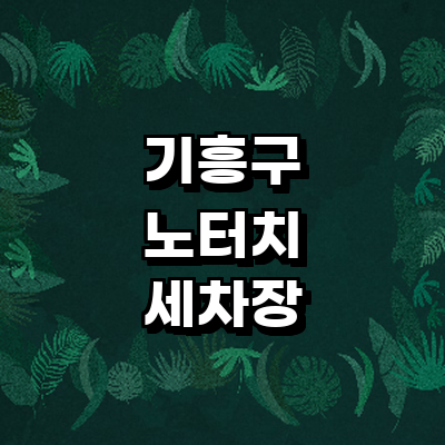 용인 기흥구 노터치 세차