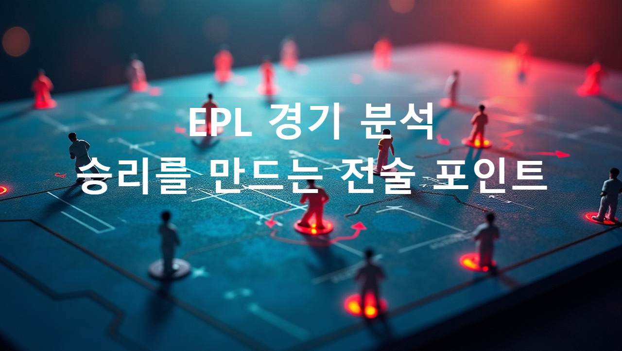 EPL 경기 분석: 승리를 만드는 전술 포인트