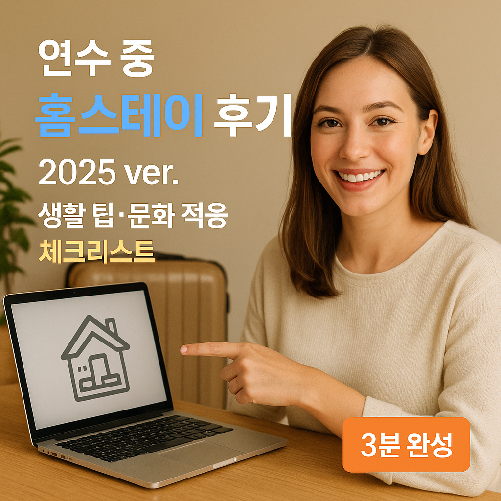 연수 중 홈스테이 후기 2025 ver. | 생활 팁·문화 적응 체크리스트